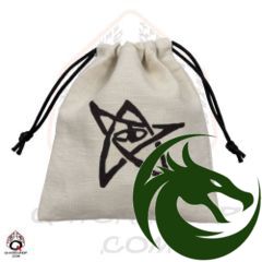 Call of Cthulhu Dice Bag white